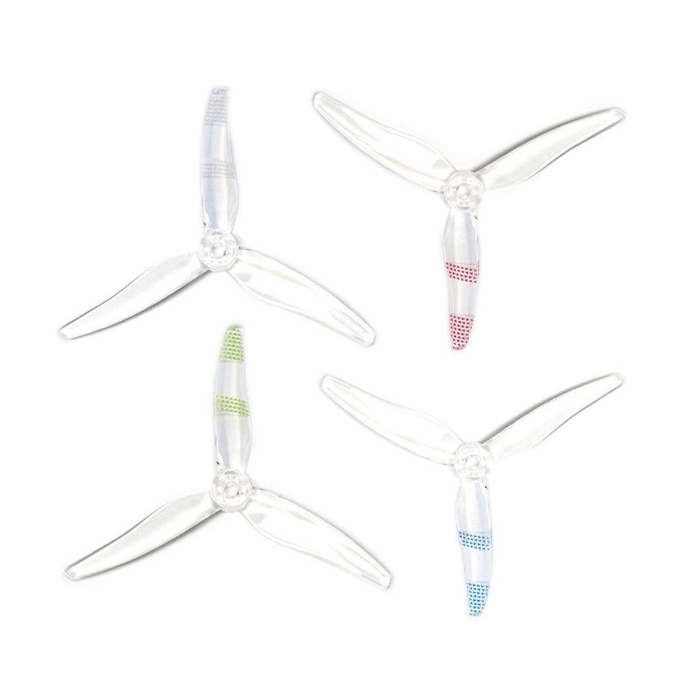 Gemfan Moonlight v2 51466 3-Blade LED Propeller (2CW + 2CCW)