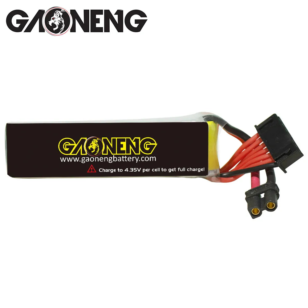 GAONENG GNB LiHV 6S 22.8V 530mAh 90C XT30 LiPo Battery Long Type [DG]