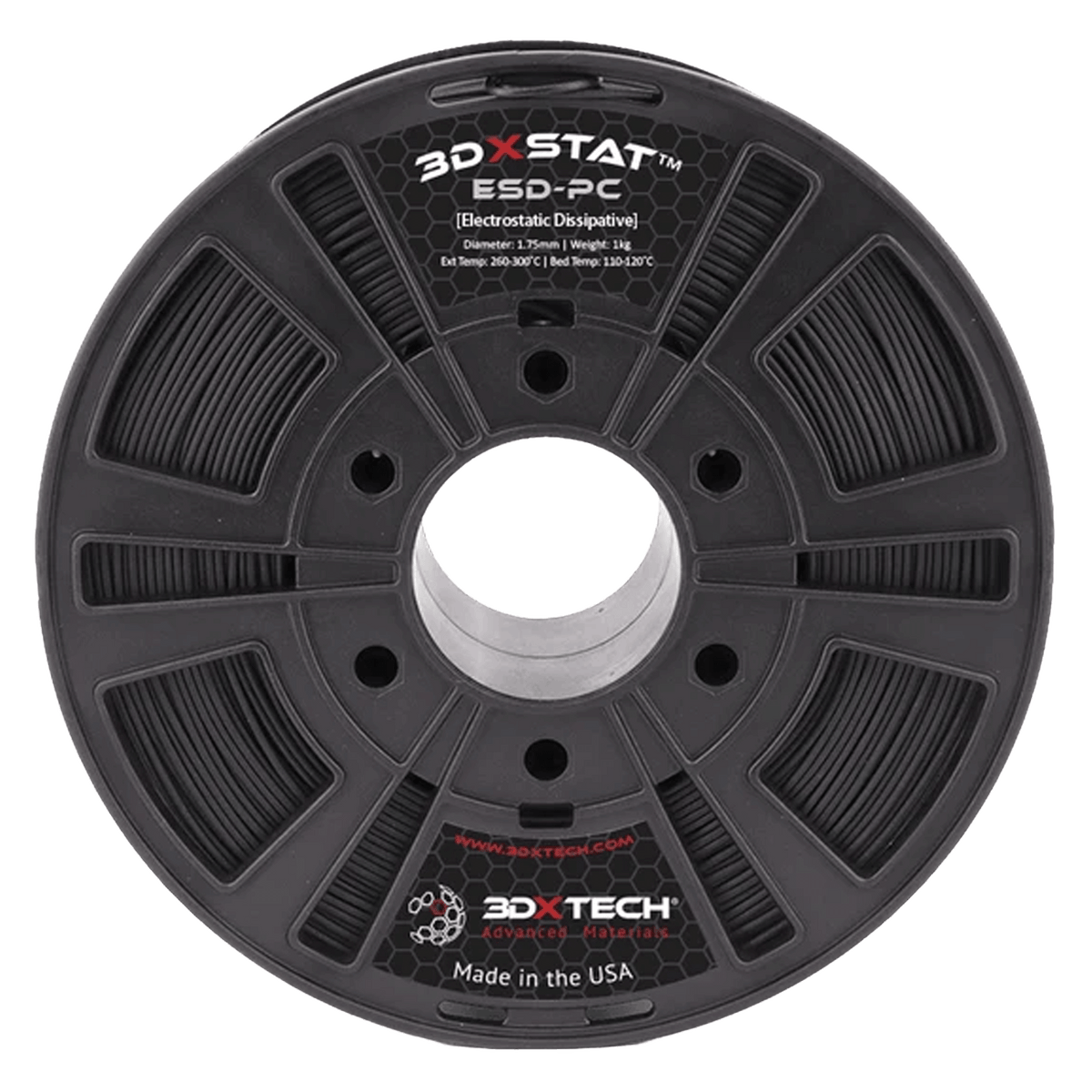 3DXTech 3DXSTAT ESD-PC 1.75mm Filament 750g