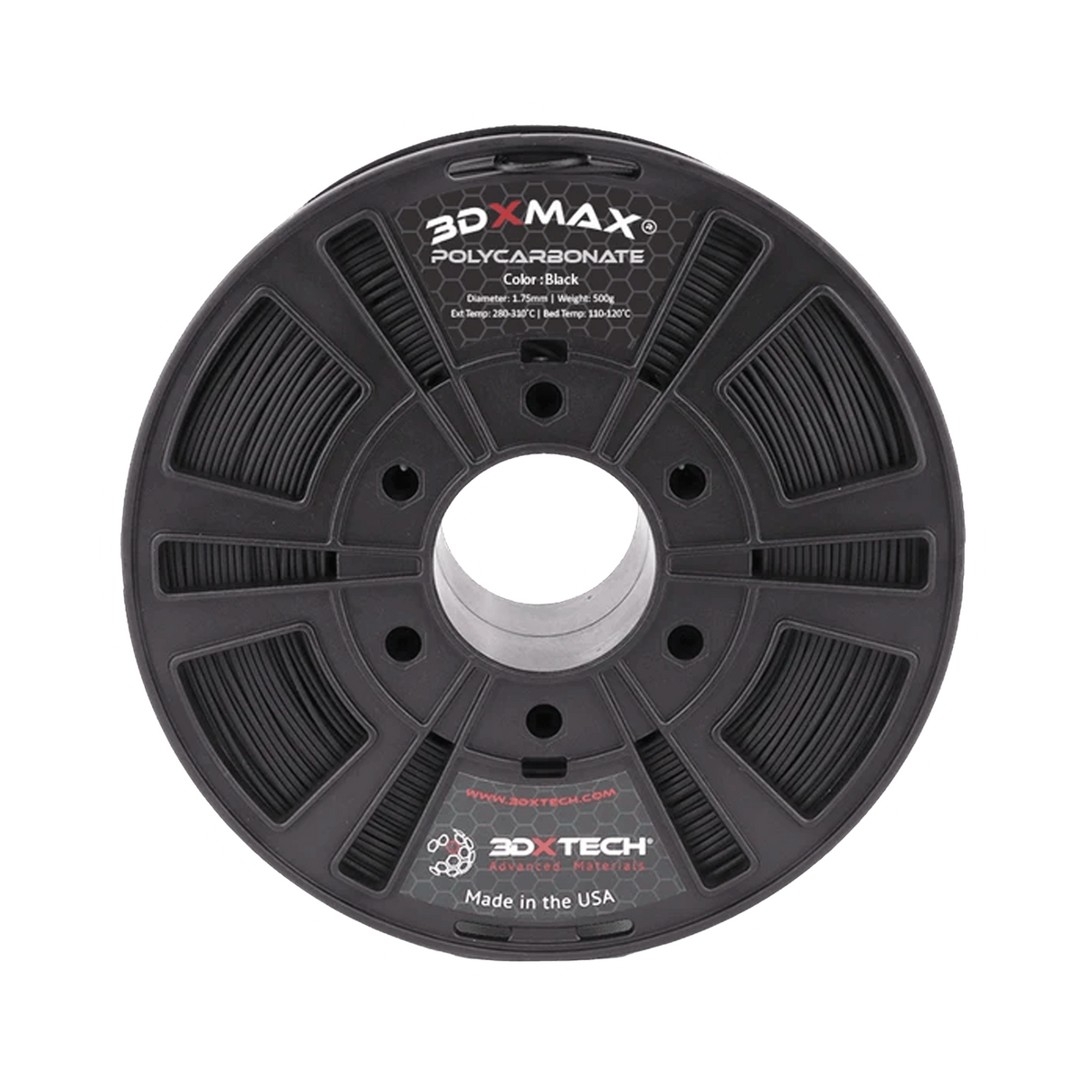 3DXTech 3DXMAX PC 1.75mm Filament 500g