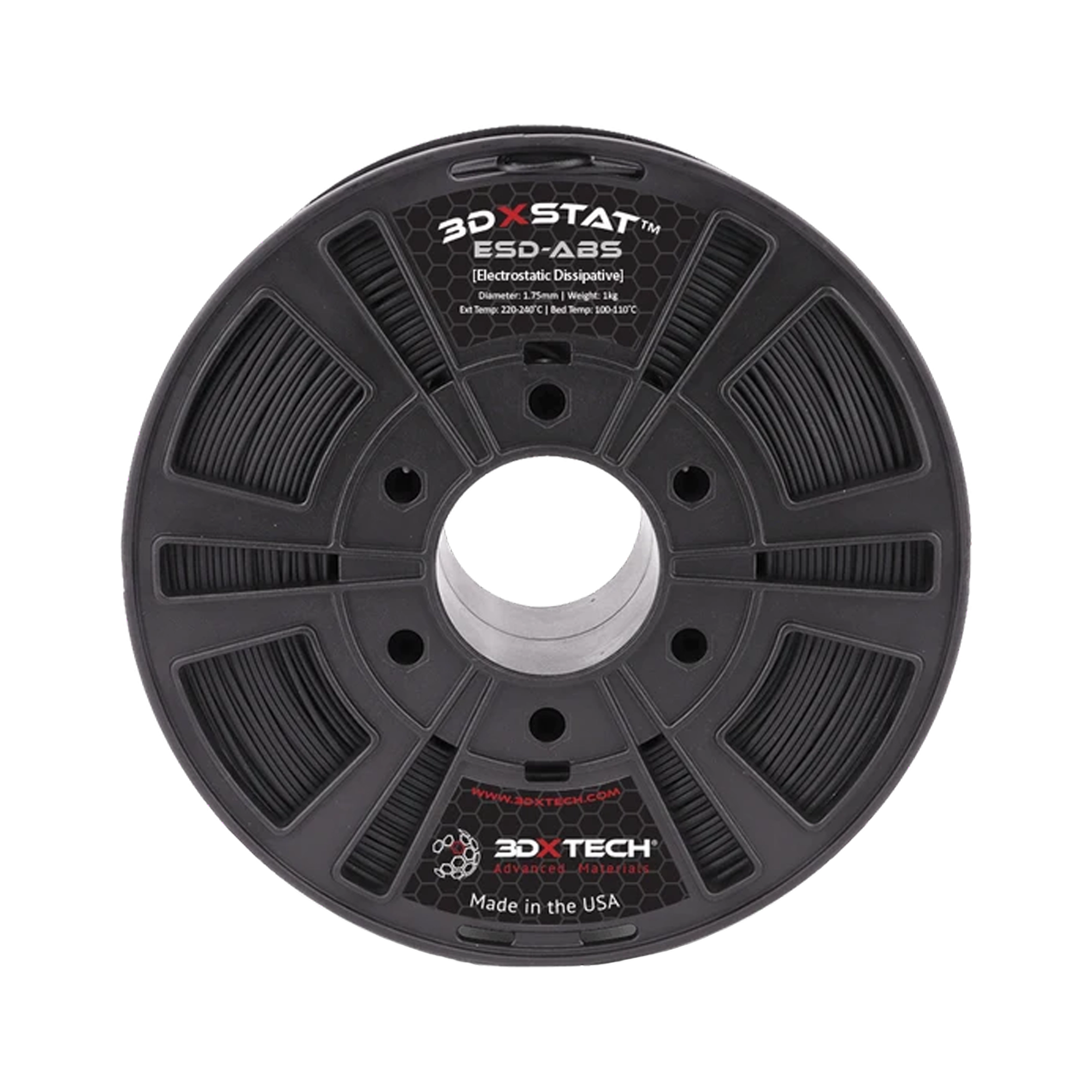 3DXTech 3DXSTAT ESD-ABS Filament 1.75mm - product view 1