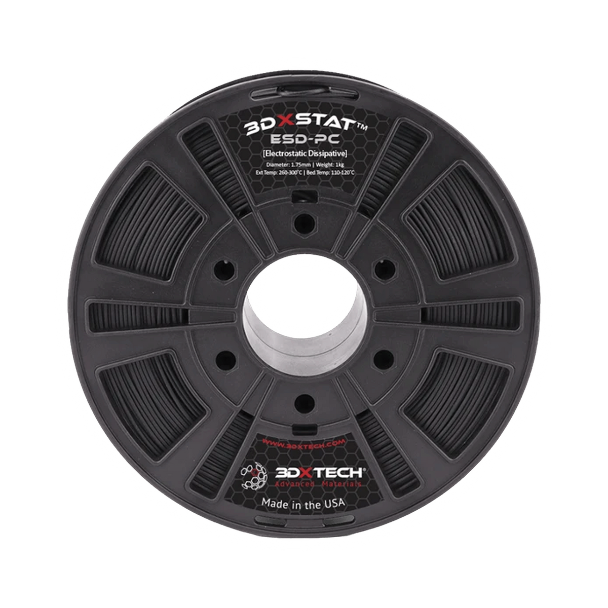 3DXTech 3DXSTAT ESD-PC 1.75mm Filament 750g