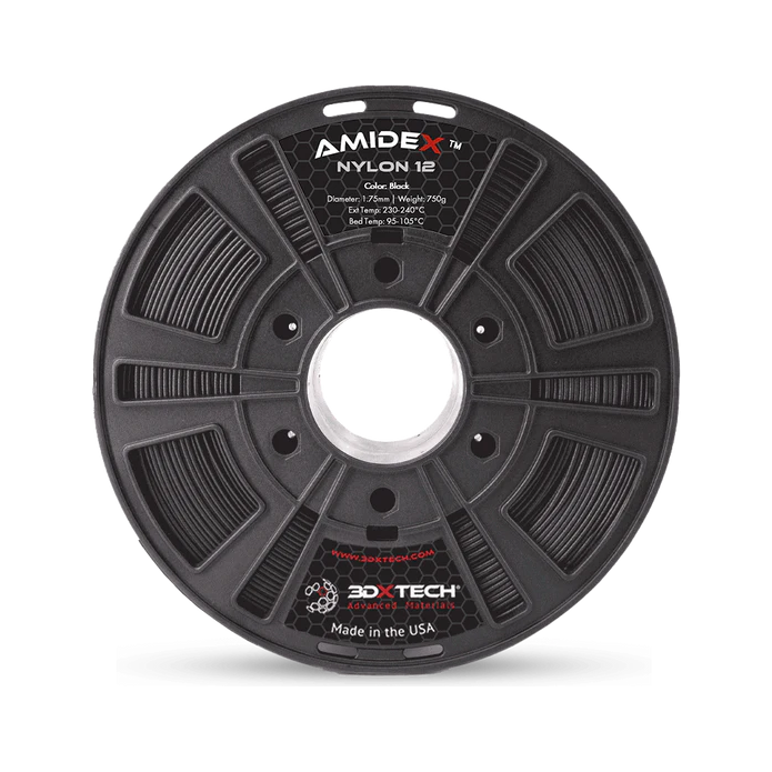 3DXTech AmideX™ Nylon 12 1.75mm Filament 750g