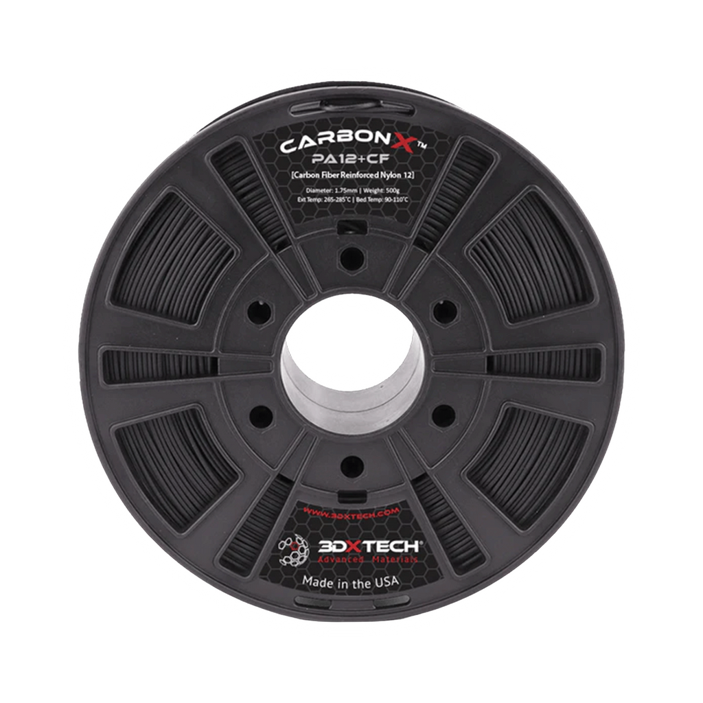3DXTech CarbonX Nylon 12+CF 1.75mm Filament 750g