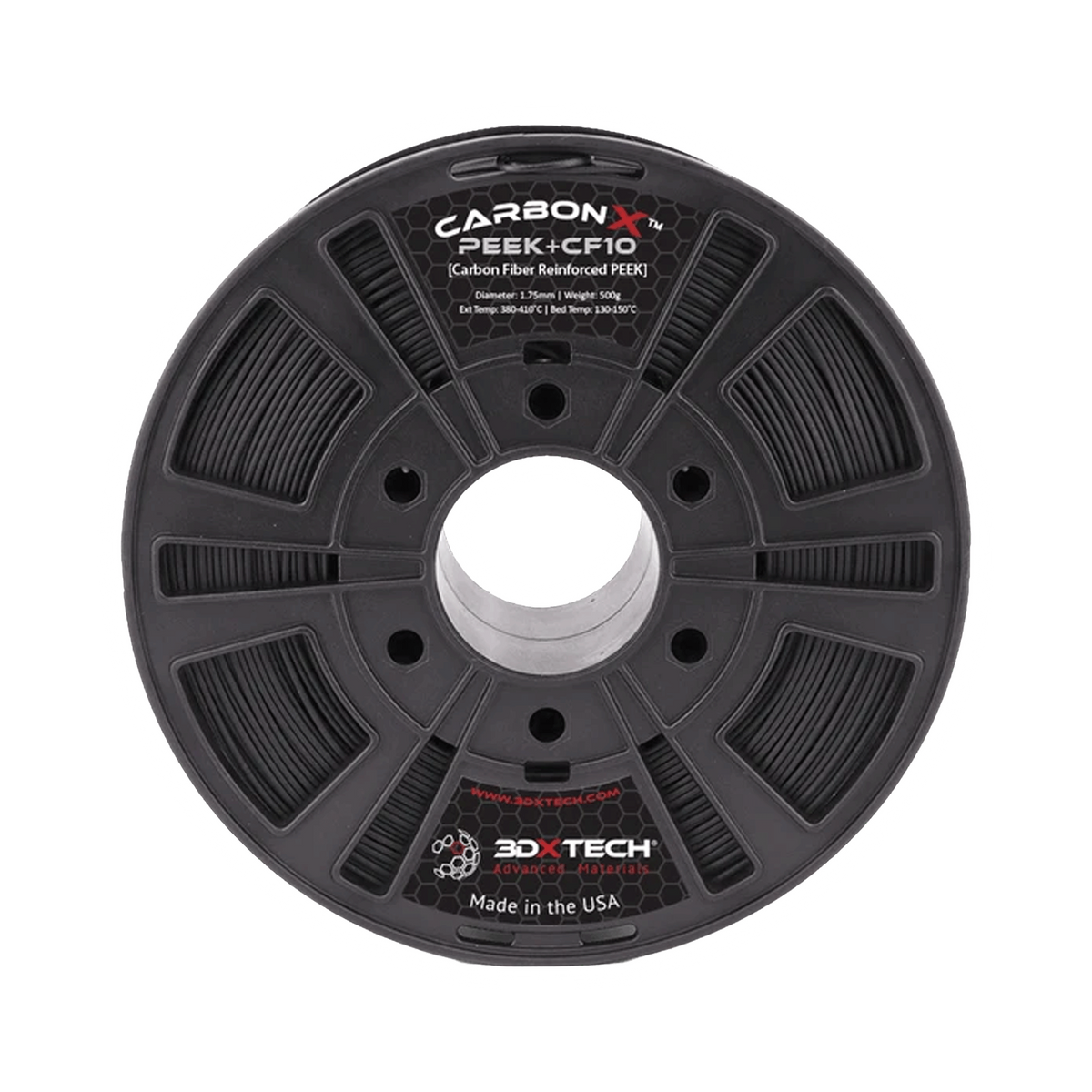 3DXTech CarbonX PEEK+CF10 1.75mm Filament