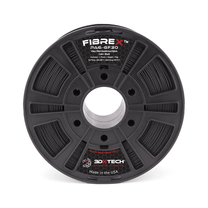 3DXTech FibreX™ Nylon PA6+GF30 1.75mm Filament 750g