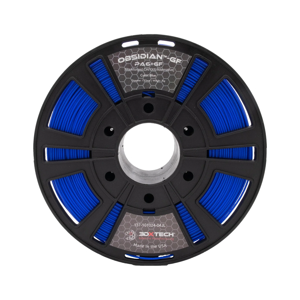 3DXTech Obsidian GF + PA6 1.75mm Filament 1kg — dark-mode image 1