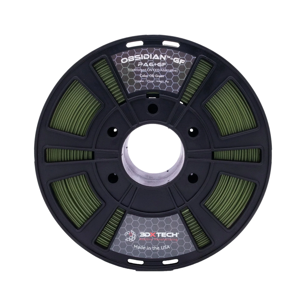 3DXTech Obsidian GF + PA6 1.75mm Filament 1kg — dark-mode image 2