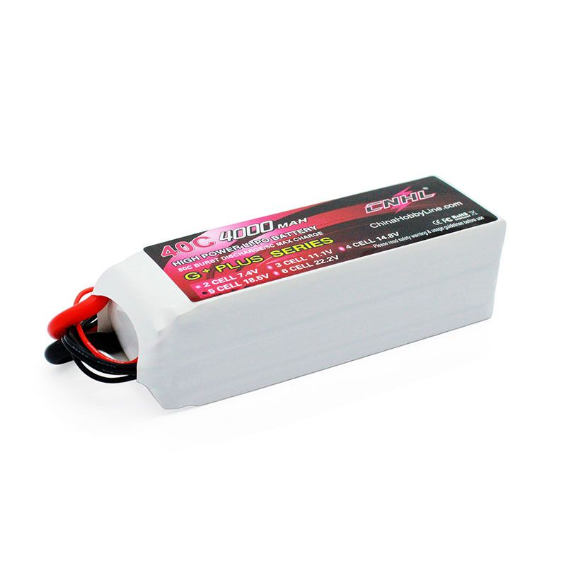 CNHL 4000mAh 18.5V 5S 40C Lipo Battery for Airplane Heli Jet Edf XT90 [DG]