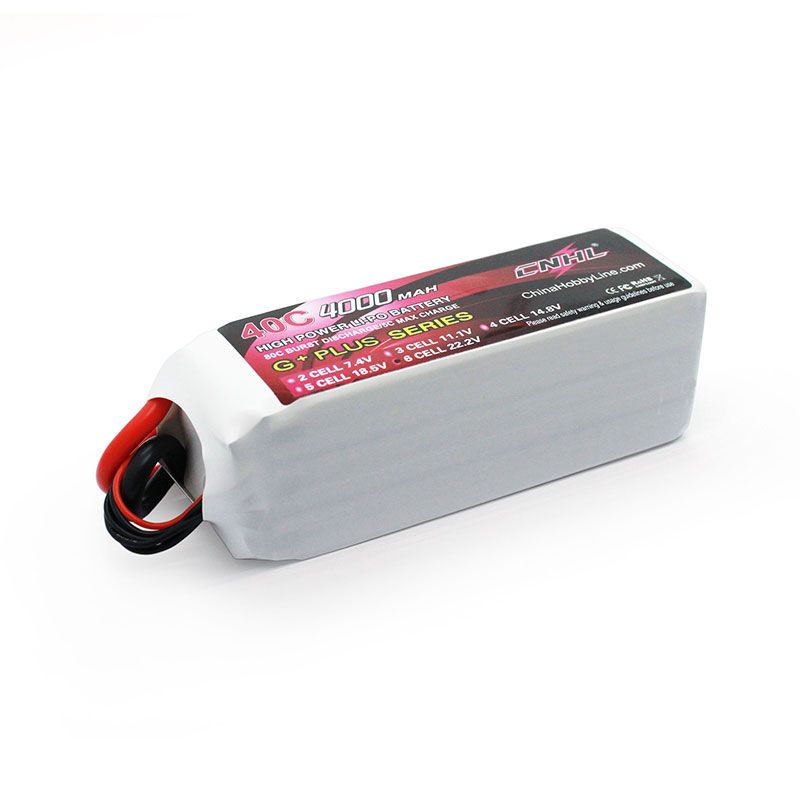 CNHL 4000mAh 22.2V 6S 40C Lipo Battery XT90 [DG]