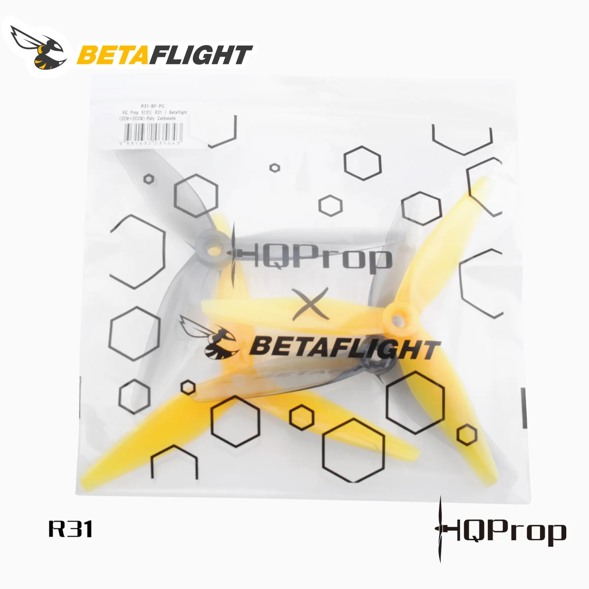 HQProp R31-PC 5.1" Propellers (2CW+2CCW)