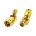 SMA Female to SMA Male 45 Degree Connector