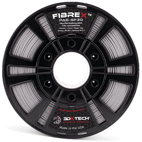 3DXTech FibreX™ Nylon PA6+GF30 1.75mm Filament 750g