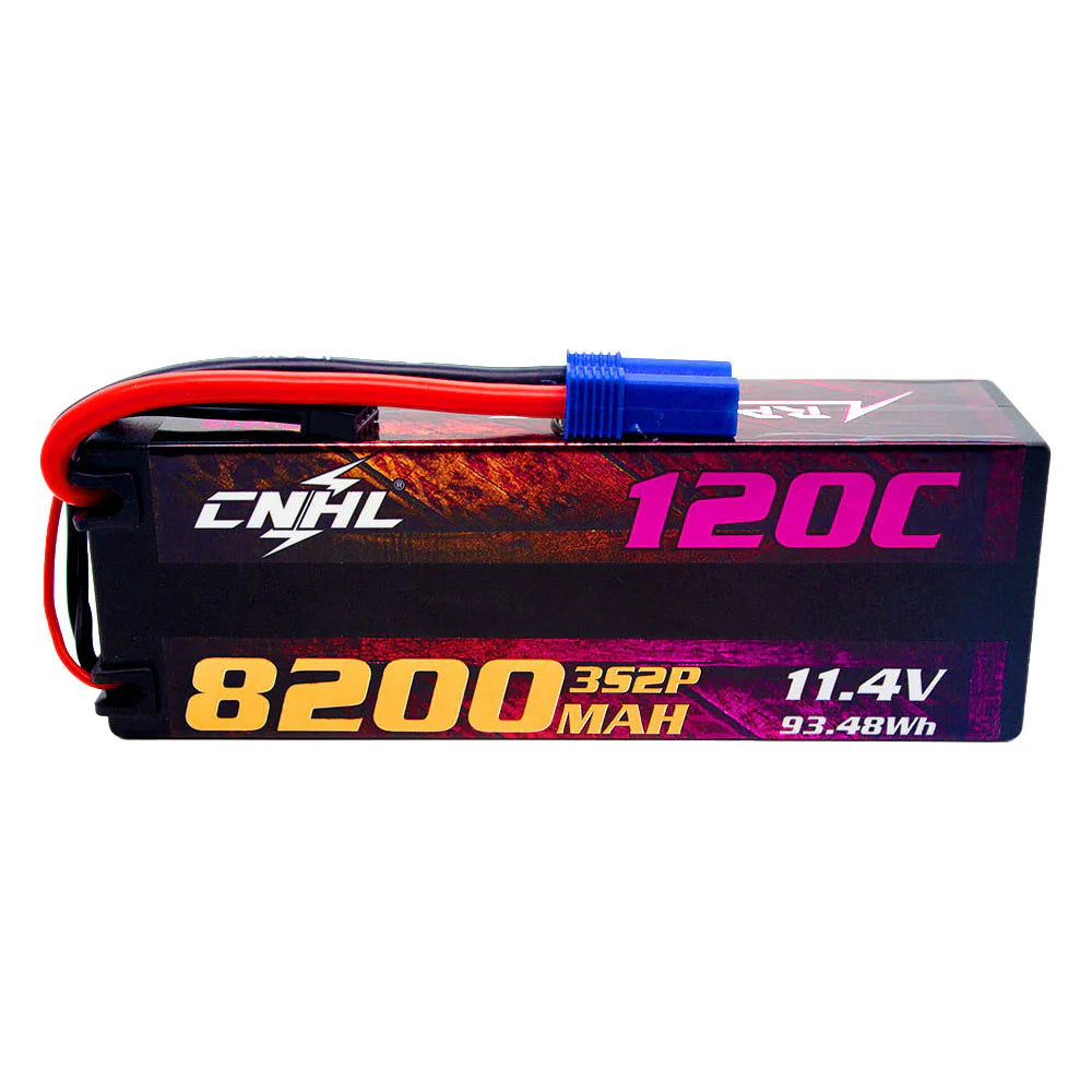 CNHL Racing Series LiHV 8200mAh 11.4V 3S 120C HV Hard Case Lipo Battery EC5 [DG]
