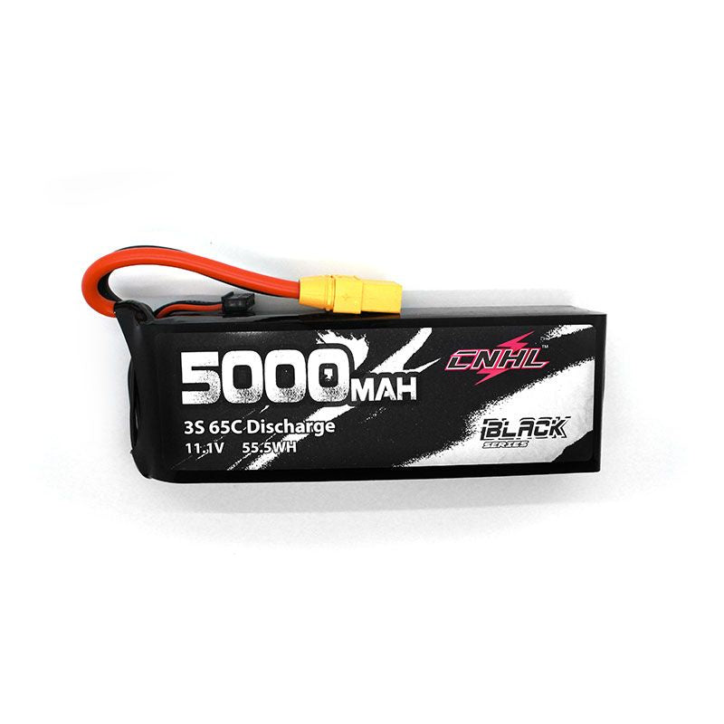 CNHL Black Series 5000mAh 11.1V 3S 65C Lipo Battery XT90 [DG]