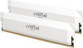 Crucial Pro CP2K32G64C40U5W DDR5 RAM 64GB Kit (2x32GB) 6400MHz CL40, Overclocking Gaming, Intel XMP 3.0 / AMD Expo, PC Computer Memory Module 64GB DDR5, White
