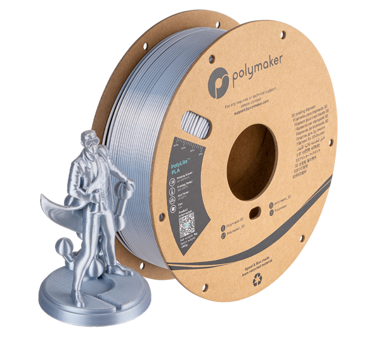PolyMaker PolyLite PLA 1.75mm Silk Filament 1kg