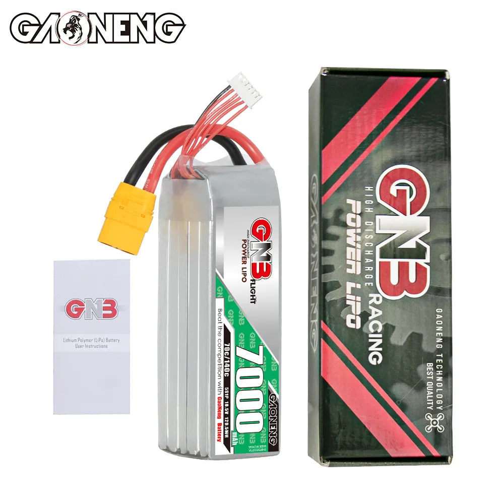 GAONENG GNB 5S 18.5V 7000mAh 70C LiPo Battery XT90 [DG]