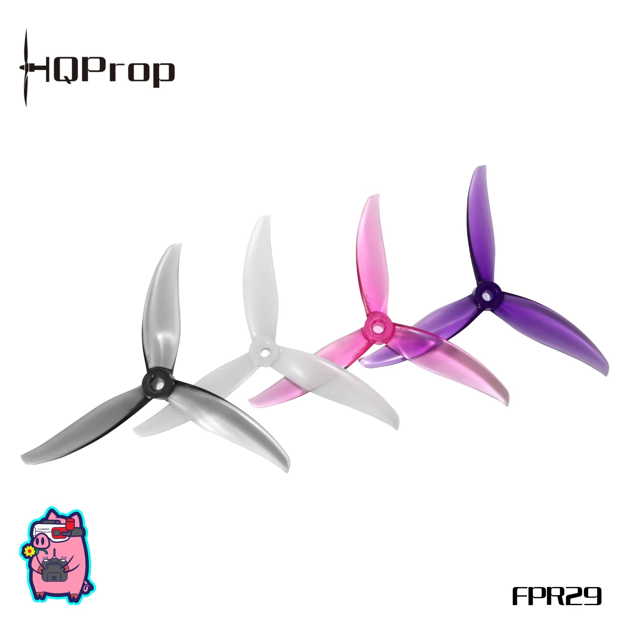 HQProp FlowerPig (2CW + 2CCW) Polycarbonate Props