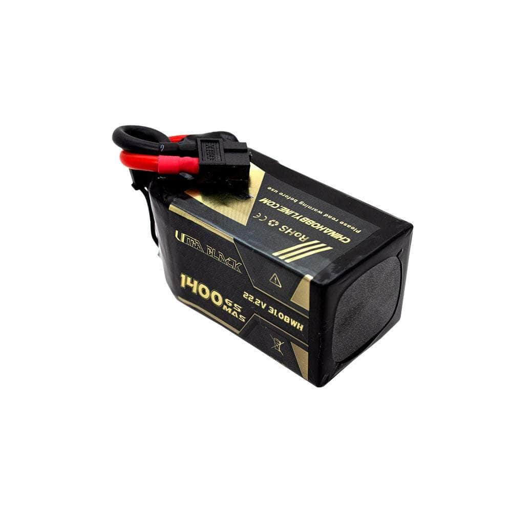 Chinahobbyline CNHL Ultra Black Series 22.2V 6S 1400mAh 150C LiPo Battery [DG]