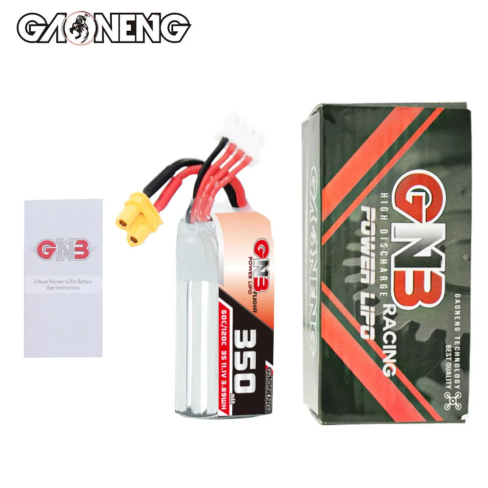 GAONENG GNB 3S 11.1V 350mAh 60C XT30 LiPo Battery [DG]