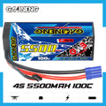 GAONENG GNB 4S 14.8V 5500mAh 100C Cabled 4S LCG Hard Case LiPo Battery EC5 [DG]