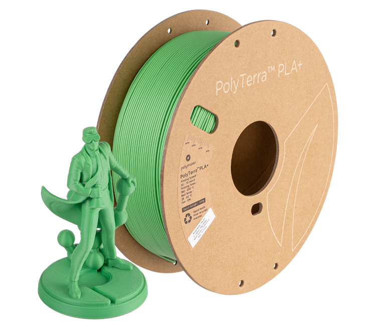 Polymaker PolyTerra Satin PLA+ 1.75mm Filament 1kg