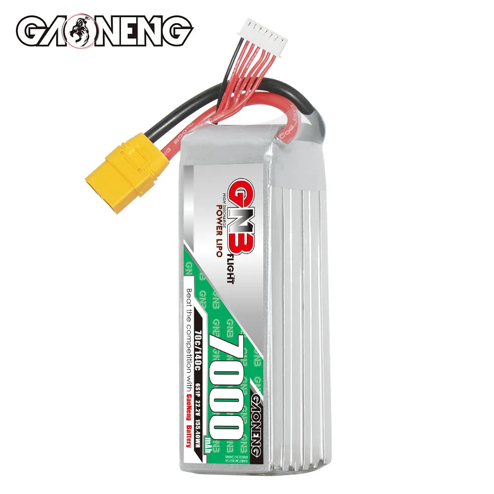 GAONENG GNB 6S 22.2V 7000mAh 70C LiPo Battery XT90 [DG]