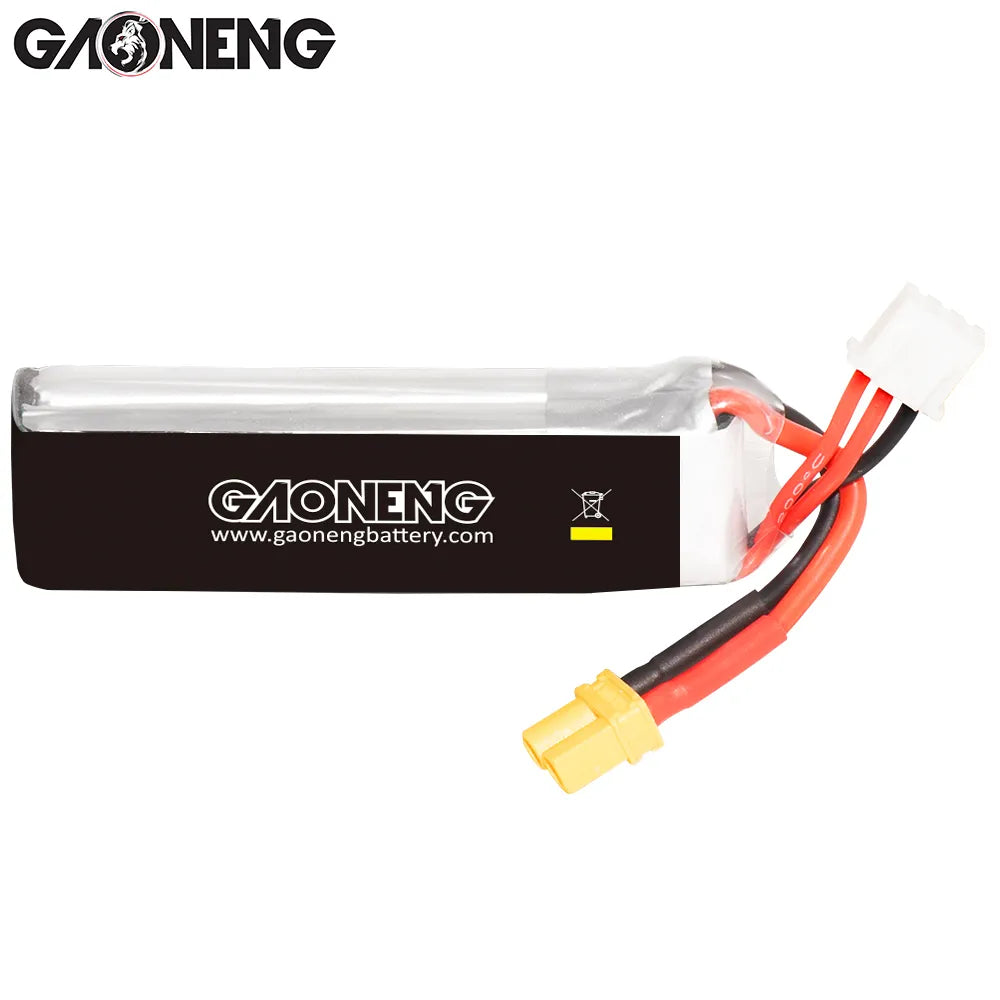 GAONENG GNB 2S 7.4V 450mAh 80C XT30 LiPo Battery Long Type [DG]