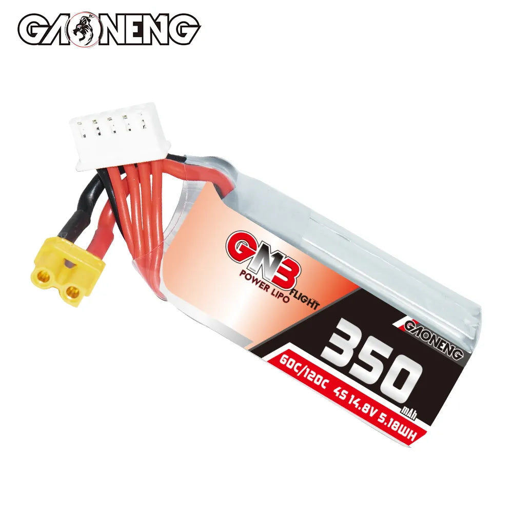 GAONENG GNB 4S 14.8V 350mAh 60C XT30 LiPo Battery [DG]