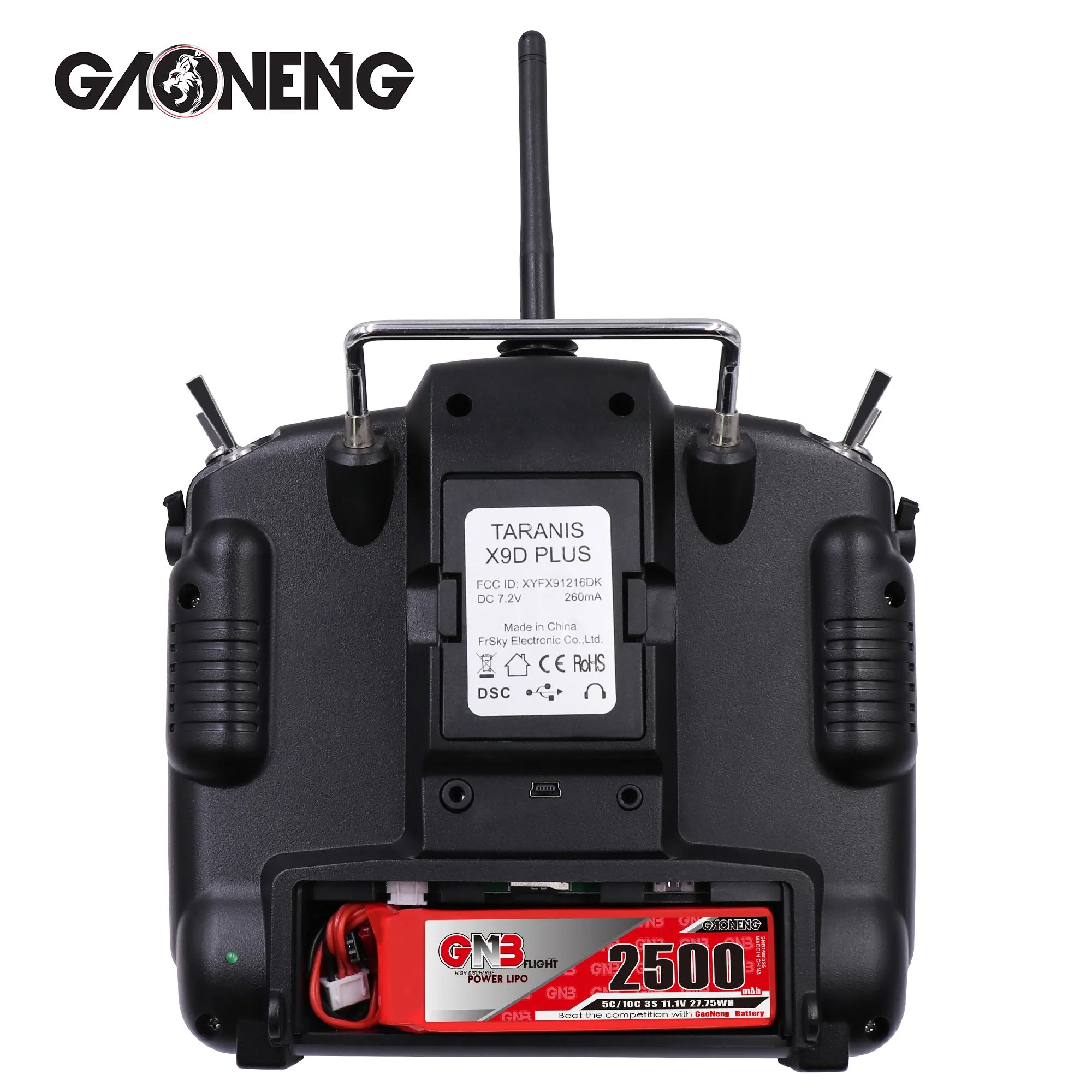 Taranis (X9D and old 2019 X9D plus) 2500mAh 3S 5C LiPo Battery [DG]