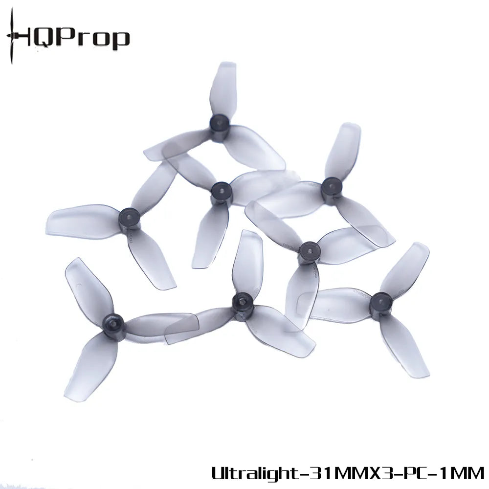 HQProp Ultralight Tri Blade Whoop Propellers 31MMX3(1.2X1.1X3) (2CW+2CCW)