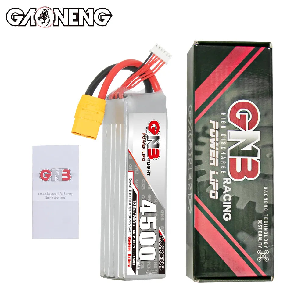 GAONENG GNB 5S 18.5V 4500mAh 120C LiPo Battery XT90 [DG]