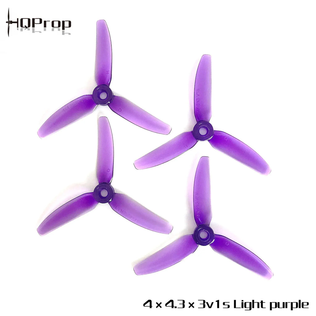 HQProp 4X4.3X3V1S (2CW+2CCW)-Poly Carbonate