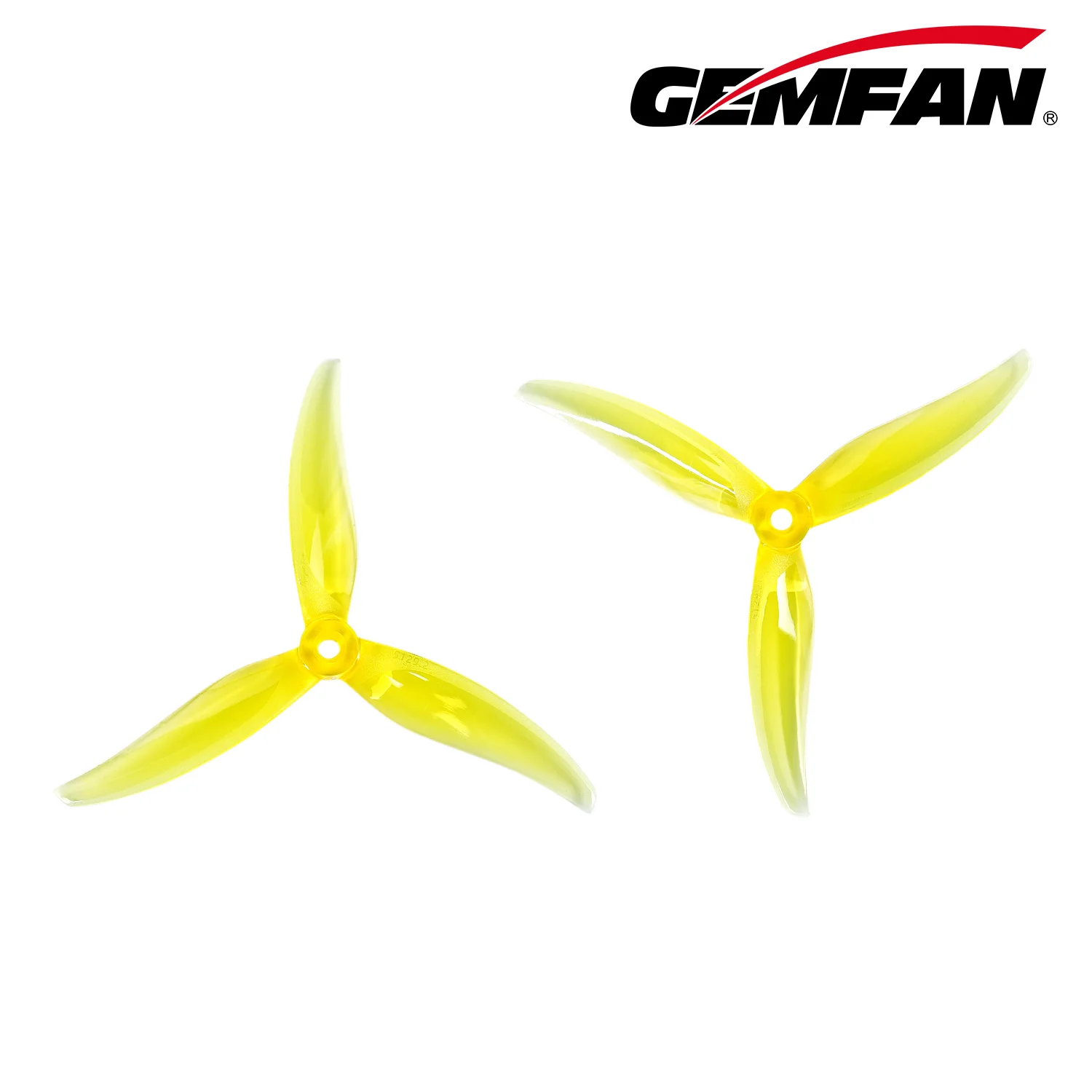 Gemfan MinJae 5129.2 3-Blade Prop (8CW & 8CCW) PC - Yellow