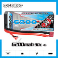 GAONENG GNB 4S 14.8V 6200mAh 90C Cabled Hard Case LiPo Battery T-PLUG [DG]