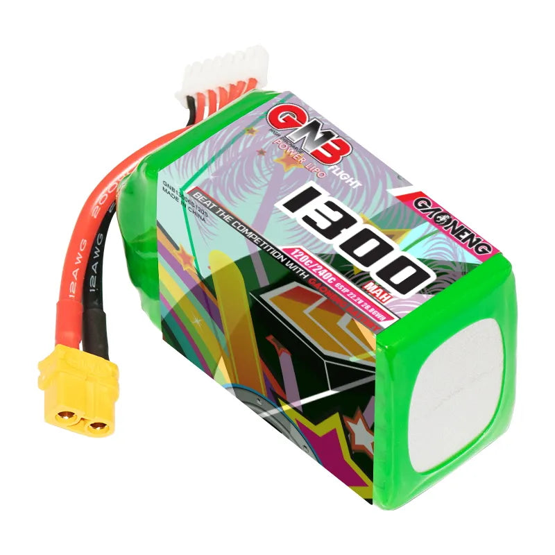 GAONENG GNB 6S 22.2V 1300mAh 120C XT60 LiPo Battery [DG]