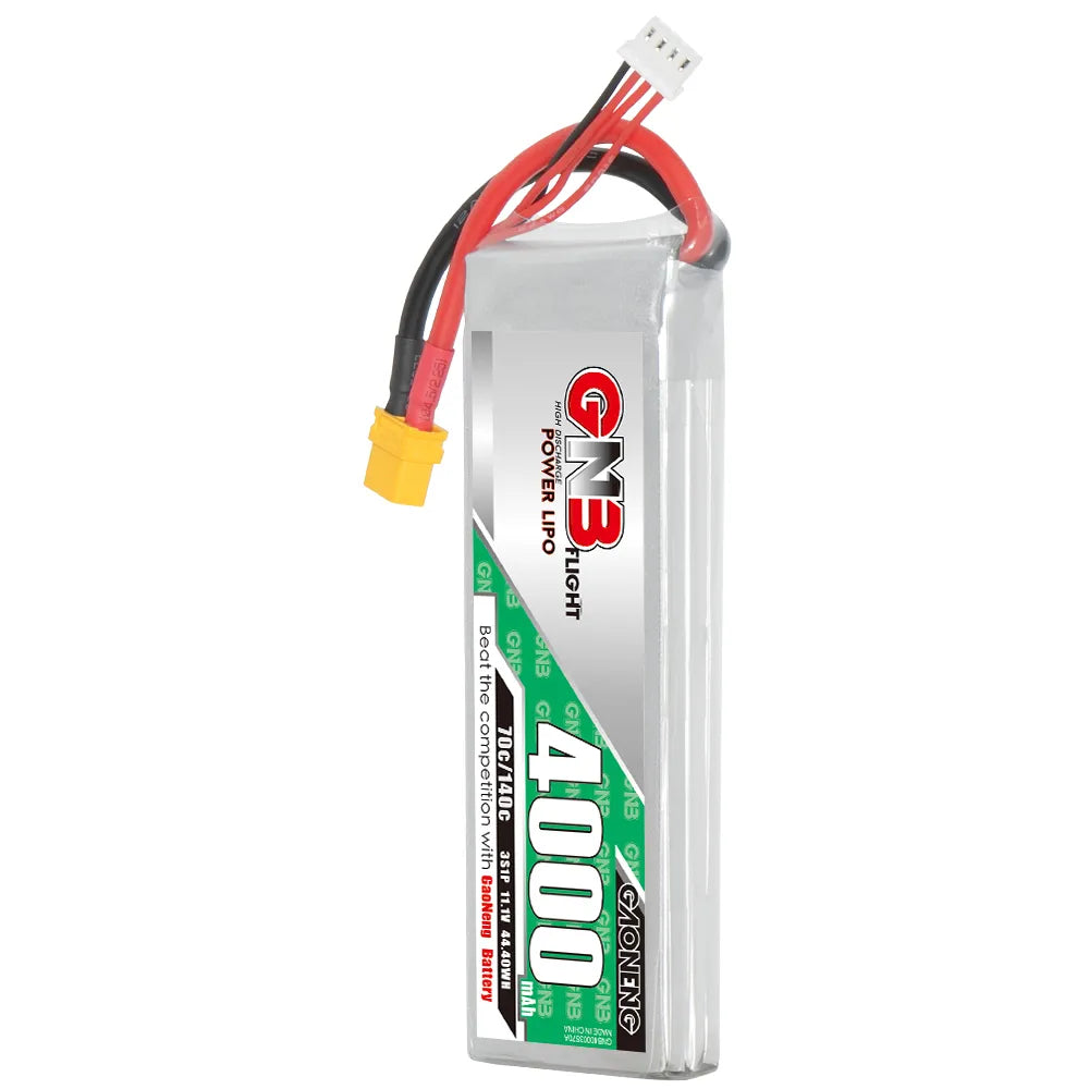 GAONENG GNB 3S 11.1V 4000mAh 70C LiPo Battery XT60 [DG]