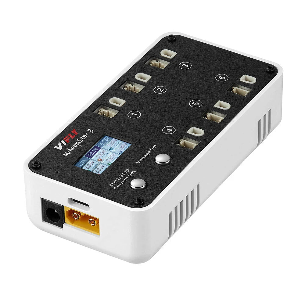 VIFLY WhoopStor V3 40W 1S Lipo Battery Charger/Discharger with BT2/A30/PH2 Connector Compatability
