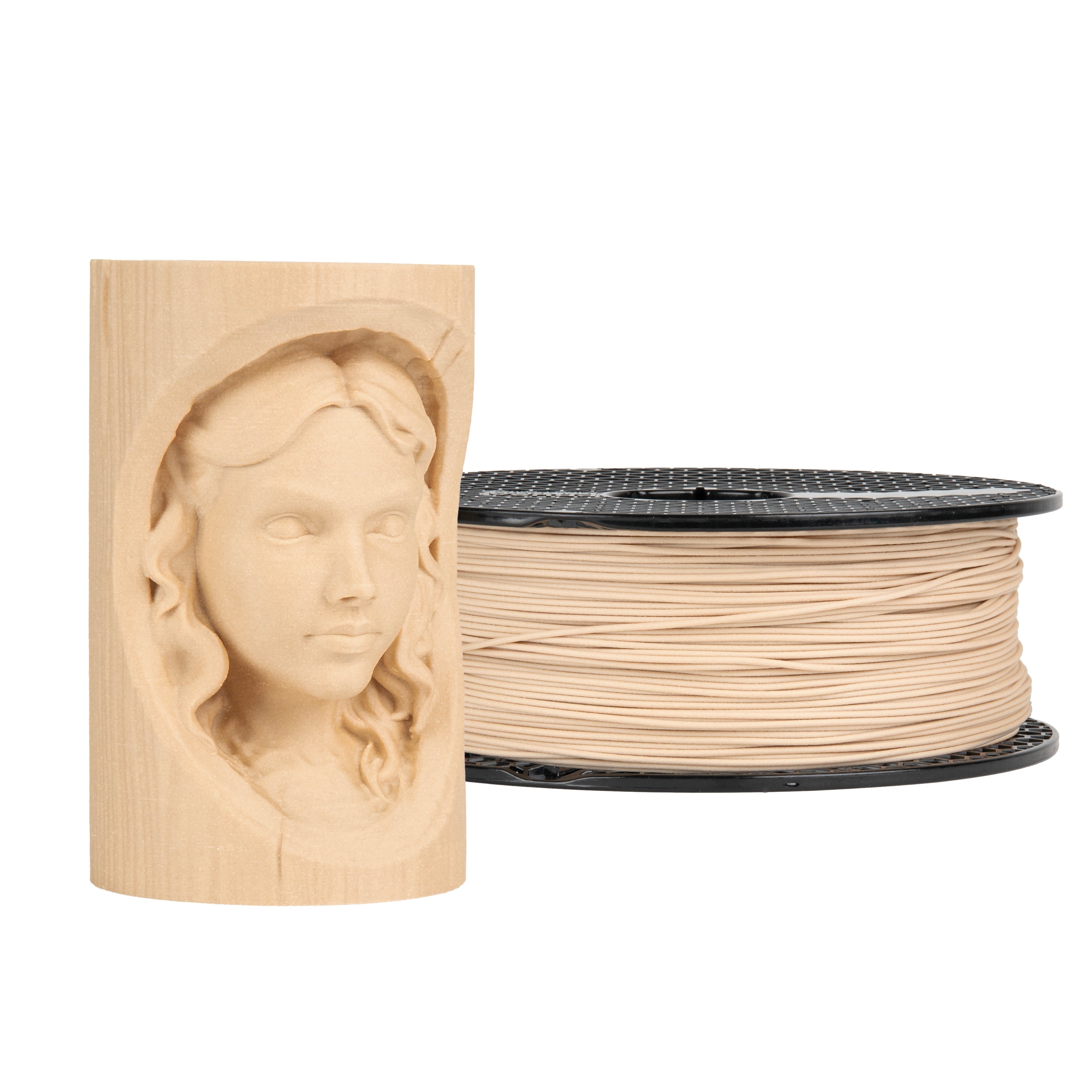 Prusament Woodfill Linden Light 1.75mm Filament 1 kg