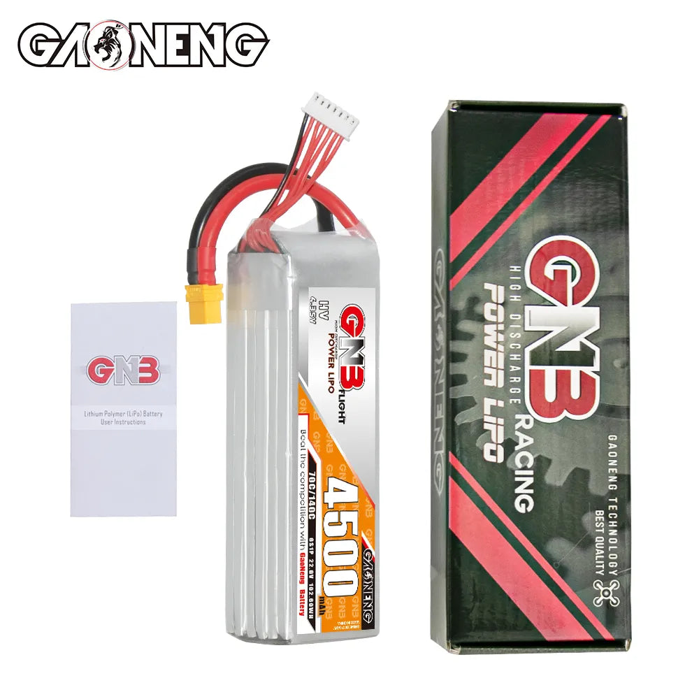GAONENG GNB LiHV 6S 22.8V 4500mAh 70C LiPo Battery XT60 [DG]