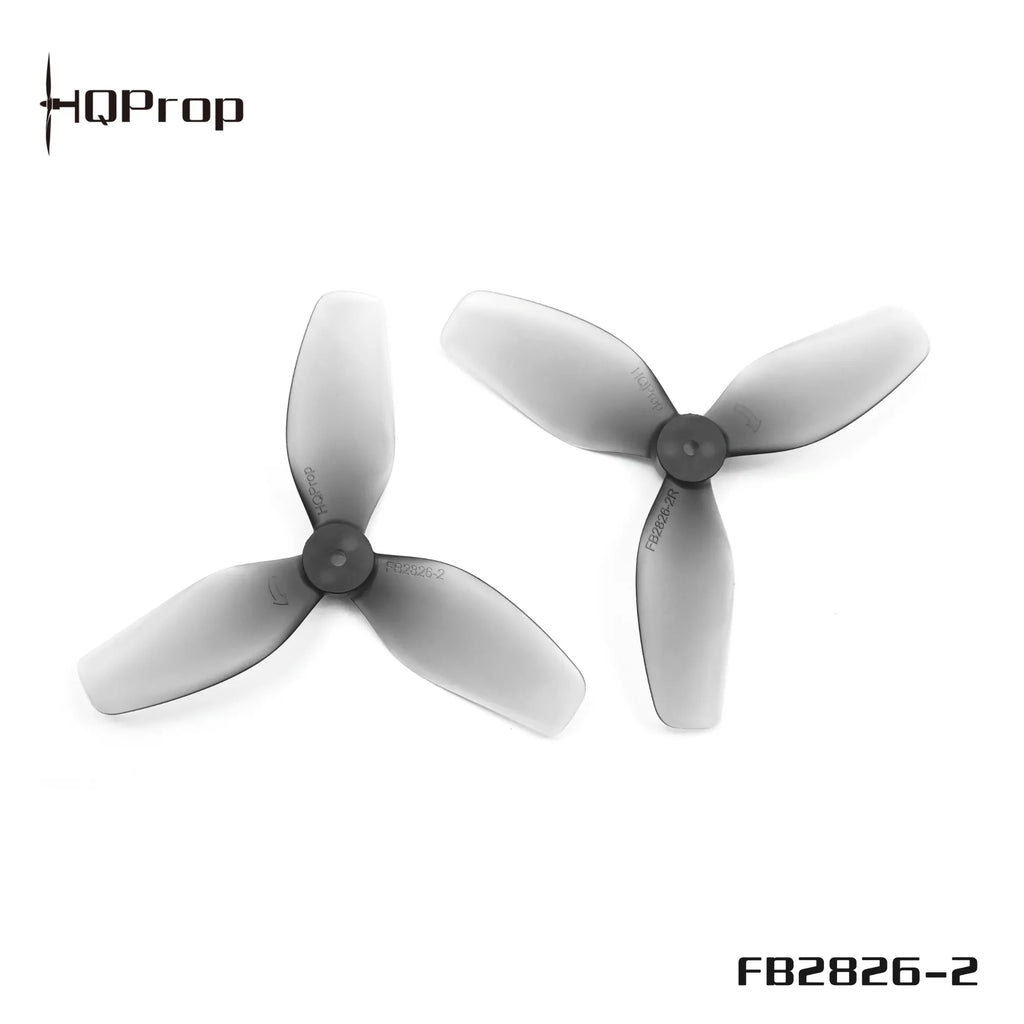 HQProp Durable Prop FB2.8X2.6X3 (2CW+2CCW)-Poly Carbonate-Grey