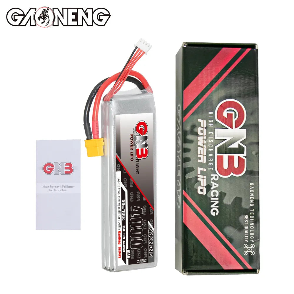 GAONENG GNB 3S 11.1V 4000mAh 50C LiPo Battery XT60 [DG]