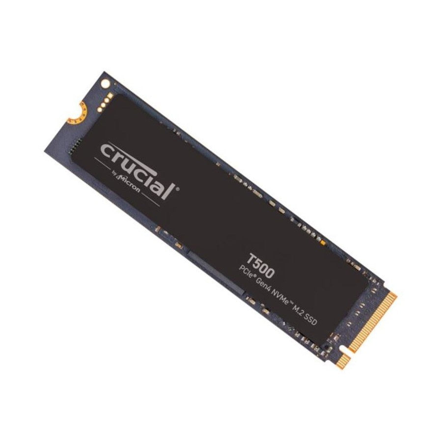 Crucial T500 500GB Gen4 NVMe SSD - 7200/5700 MB/s R/W 300TBW 1390K IOPs 1.5M hrs MTTF Acronis True Image Adobe Creative Cloud for PS5 ~MZ-V8P500BW CT500T500SSD8 [PC]