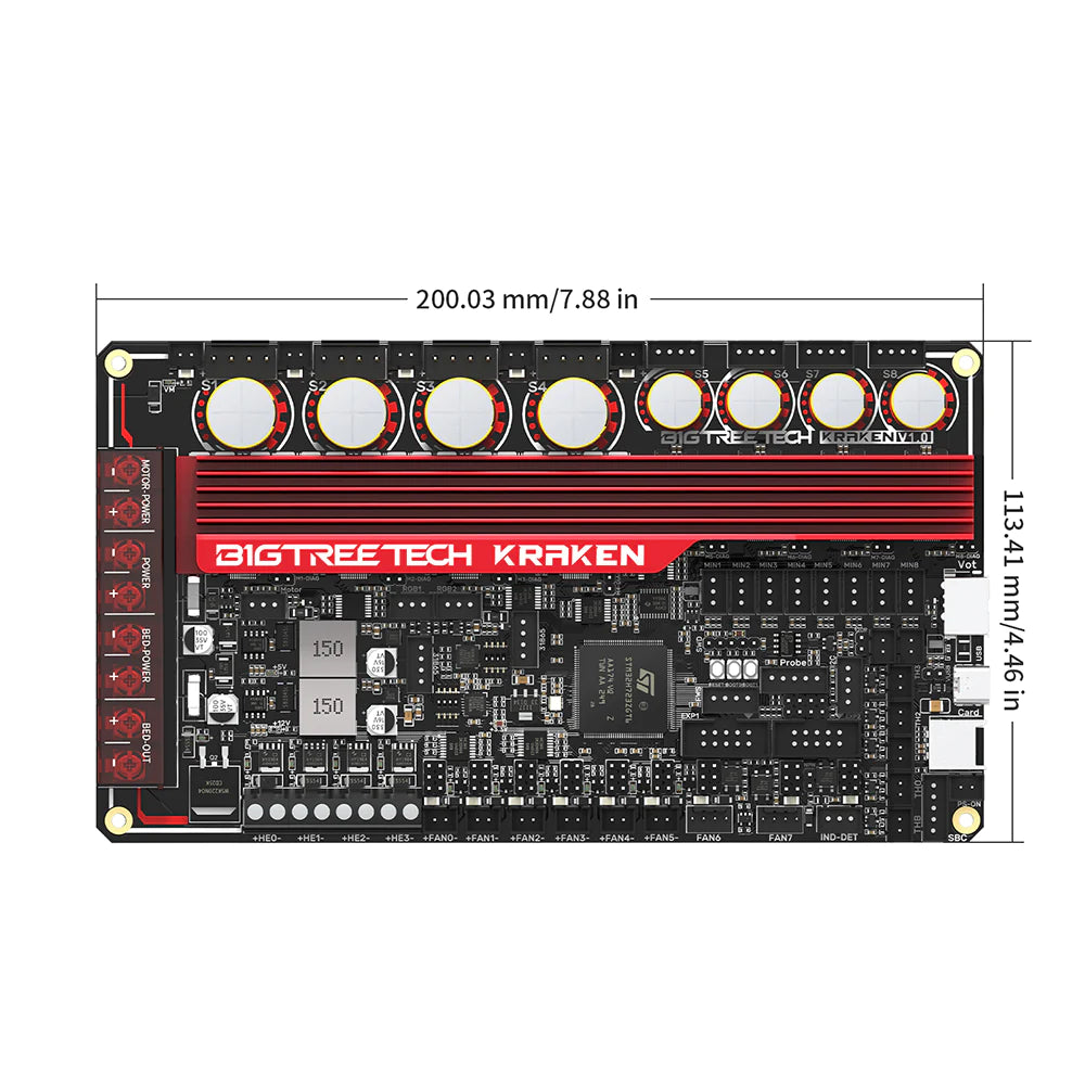 BigTreeTech Kraken High Current 8-Axis Motherboard
