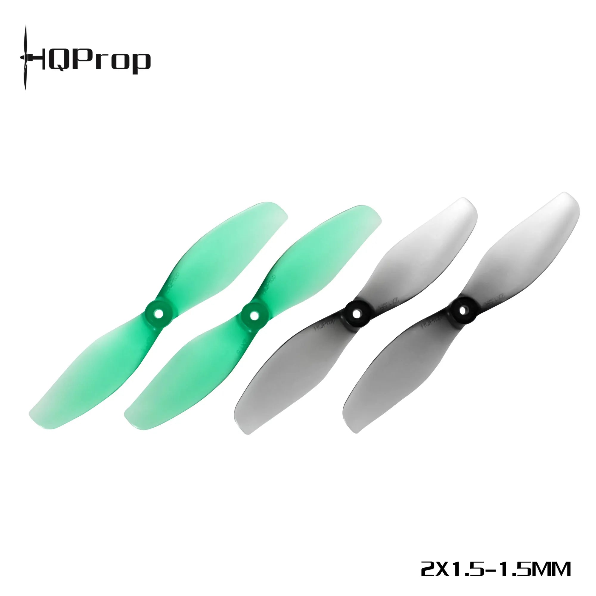 HQProp Ultralight Whoop Prop 2X1.5R 2" 1.5mm shaft Propellers (2CW+2CCW)