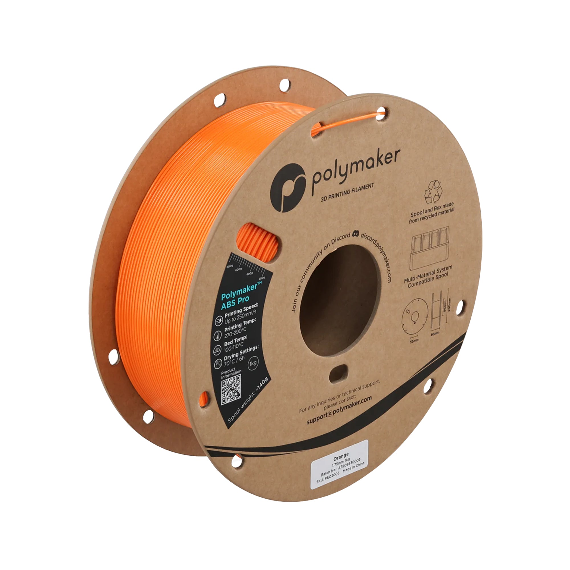 Polymaker ABS Pro 1.75mm Filament 1kg