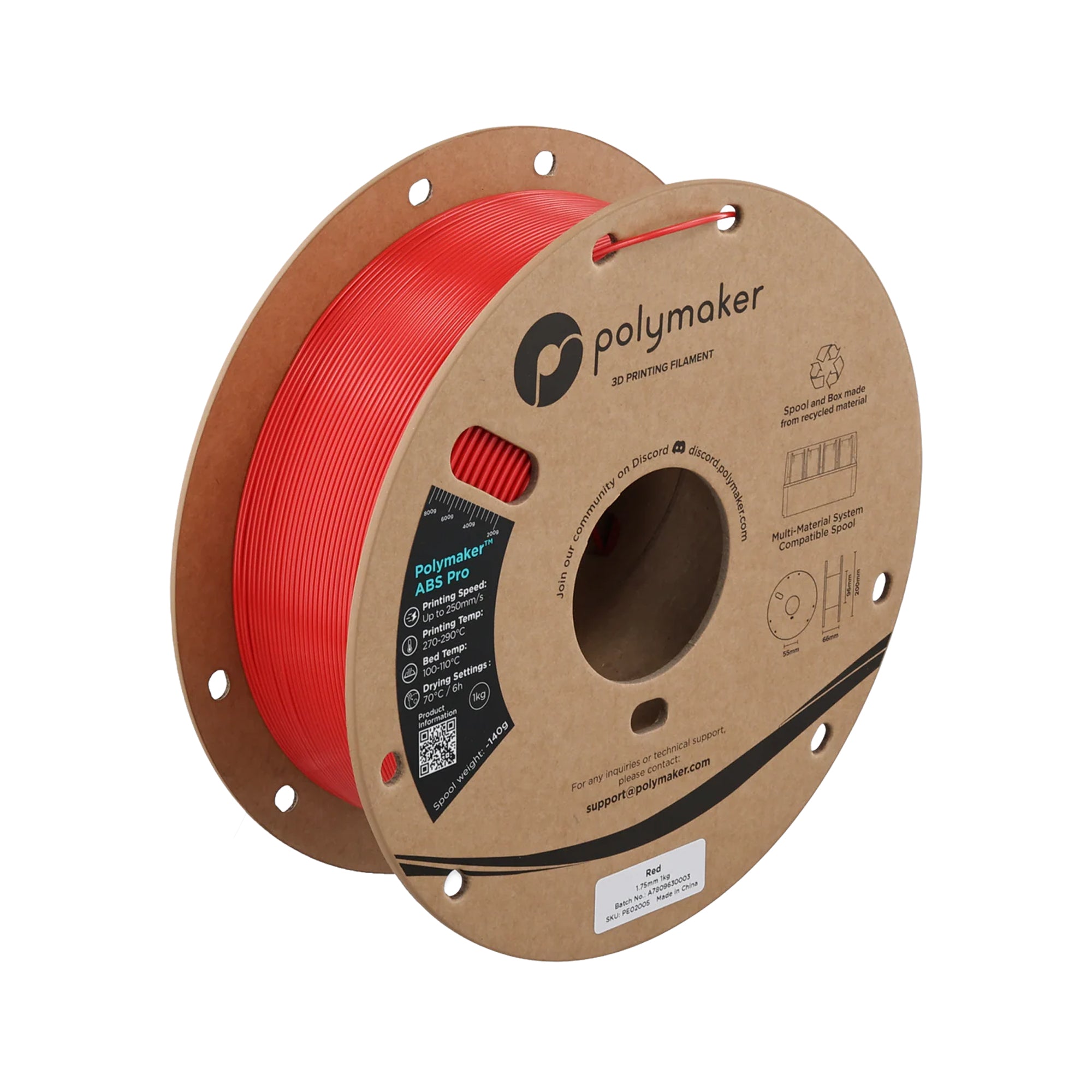 Polymaker ABS Pro 1.75mm Filament 1kg