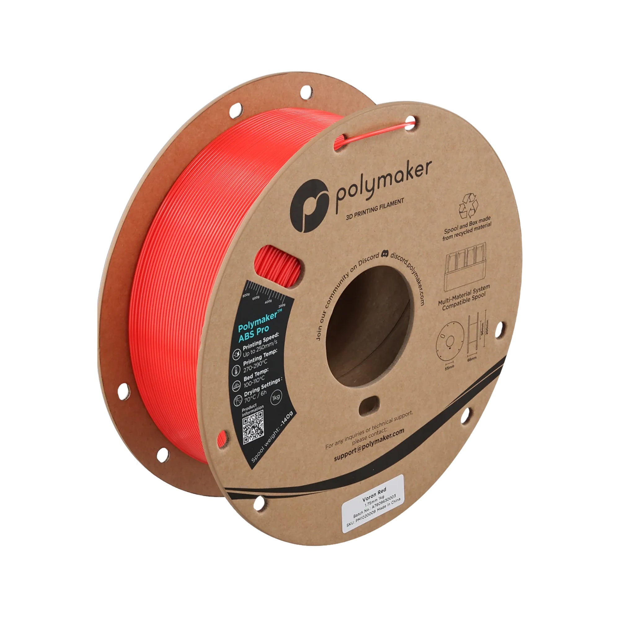 Polymaker ABS Pro 1.75mm Filament 1kg