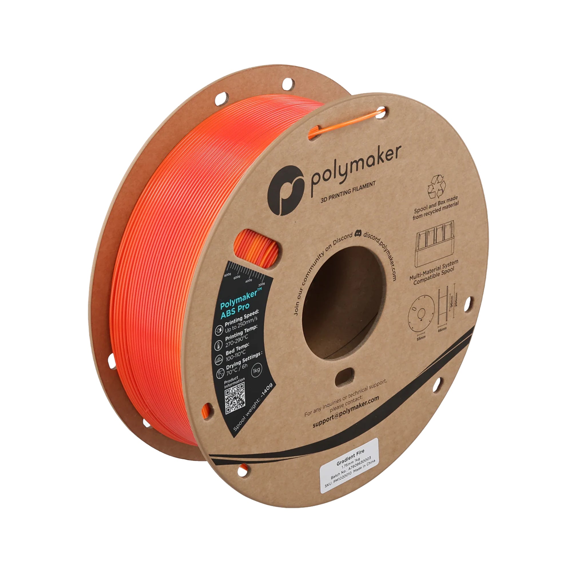 Polymaker ABS Pro 1.75mm Filament 1kg